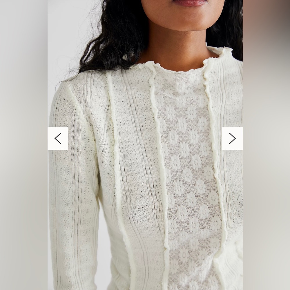 NWT FREE PEOPLE Gardenia Lula Top size XS - Picture 6 of 11